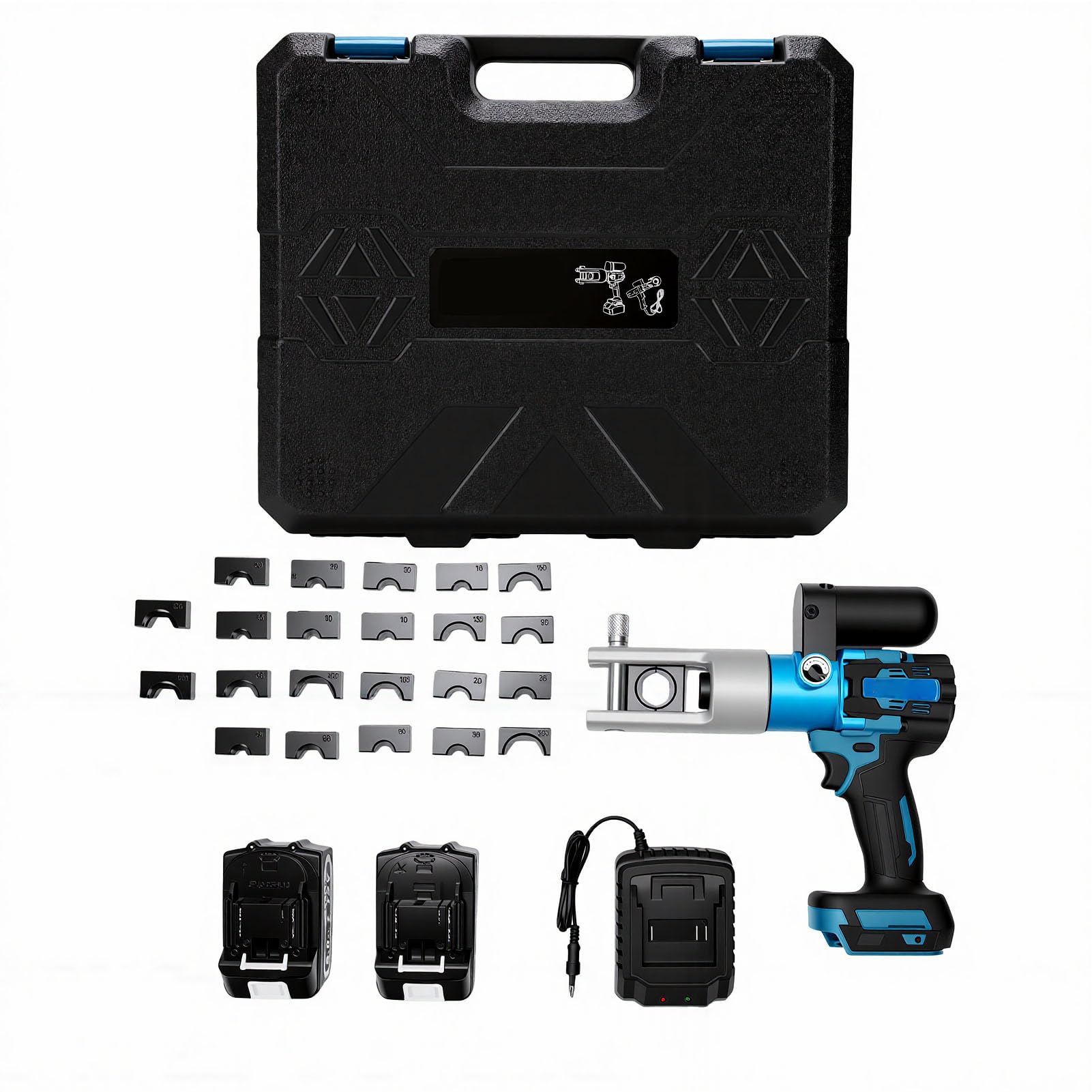 Matybobe Pince à Sertir Hydraulique électrique, 90KN, Légère et Portable