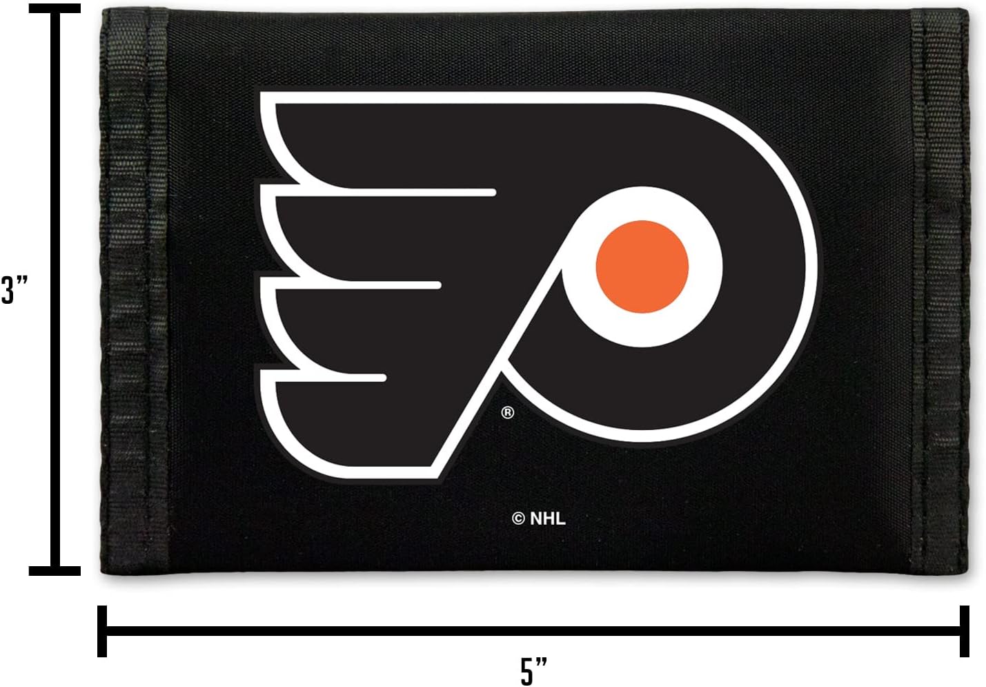 Rico Industries NBA Golden State Warriors Nylon Tri-Fold Wallet Nylon Tri-Fold Wallet, 3' x 5' : Everything Else