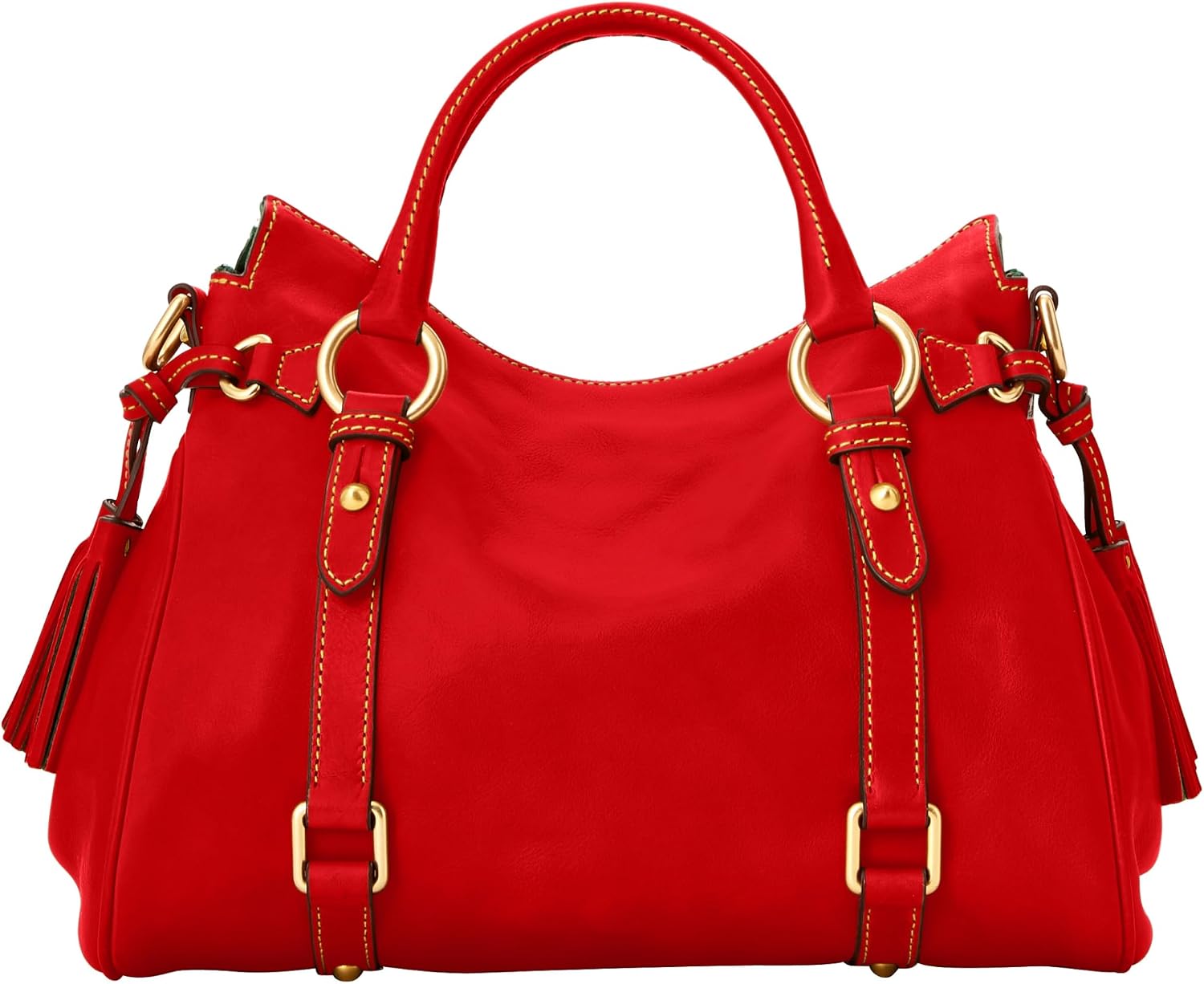 Dooney & Bourke Satchel Handbags for Women, Florentine Leather Bag with Optional Crossbody Strap