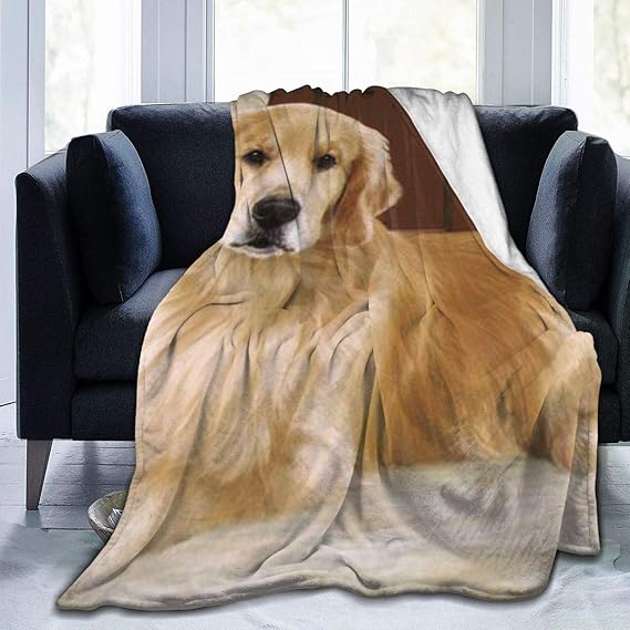 Amazon Co Jp 柔らかい サンゴベルベット 毛布 ゴールデンレトリバー犬 おしゃれ ブランケット巻き毛布 ブランケット ベビー 掛け毛布 昼寝ブランケット寝具 出産お祝い プレゼント ファッション
