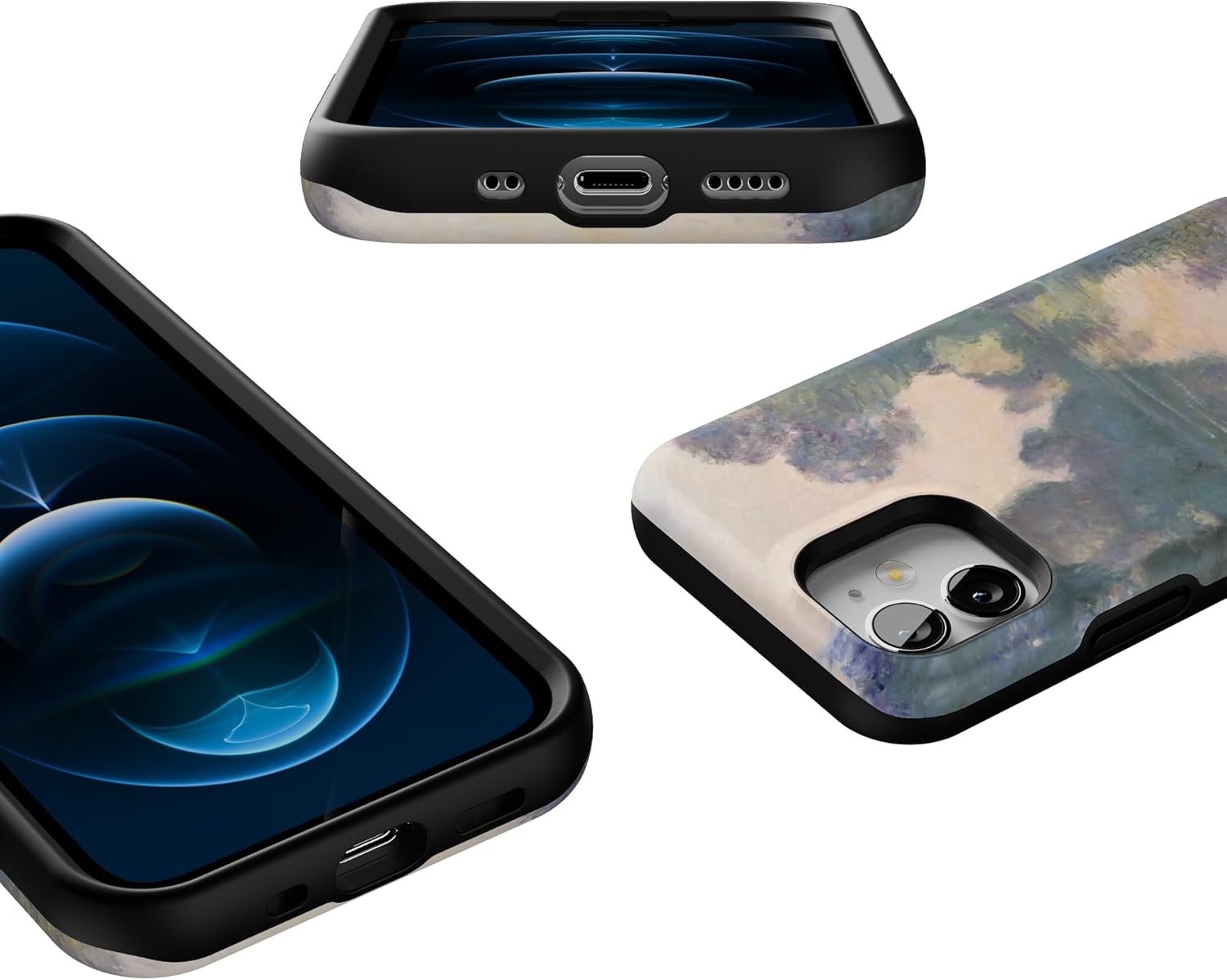 Casely iPhone 12 Mini Case | Monet's Morning | The Met Museum | Bold Protective Design | Compatible with MagSafe
