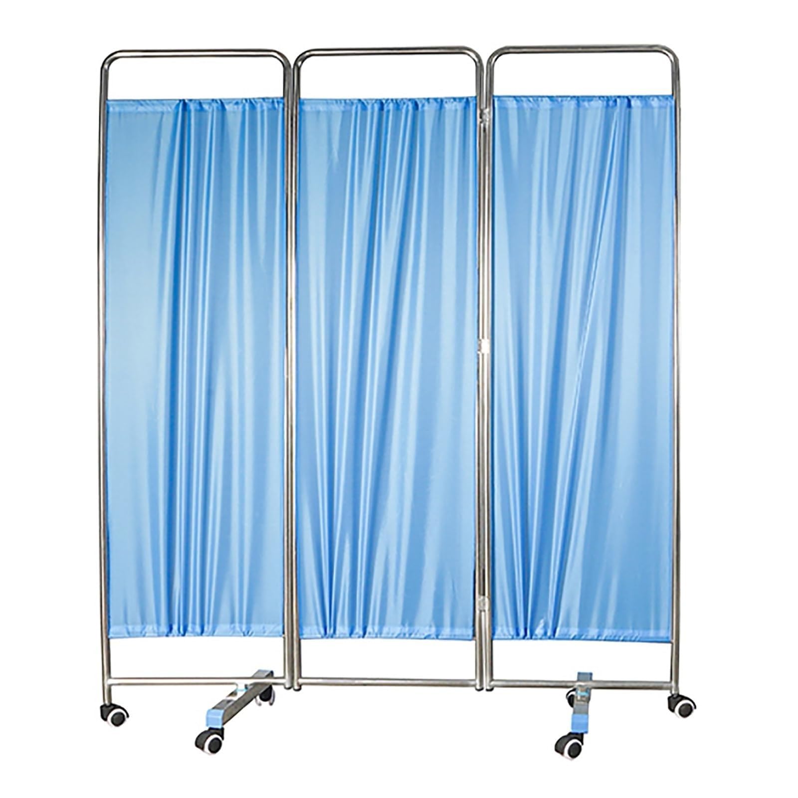 XINGYAOSM Mobile Medical Privacy Screen 3-piece Folding Privacy Screen Waterproof Nylon Fabric, Temporary Partition, for Hospitals Clinics Salons