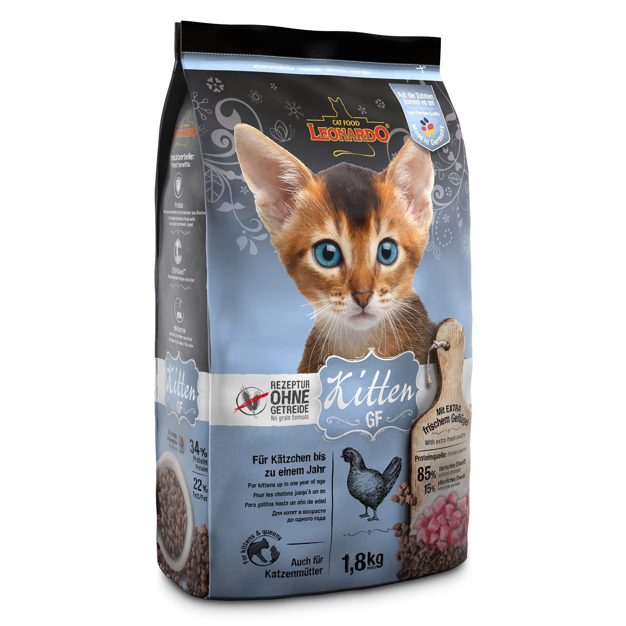 LEONARDO 　Kitten GF 2kg×2ドライフード Buy Leonardo Kitten 400g / 1 Kg / 2 Kg / 7.5 Kg at the best