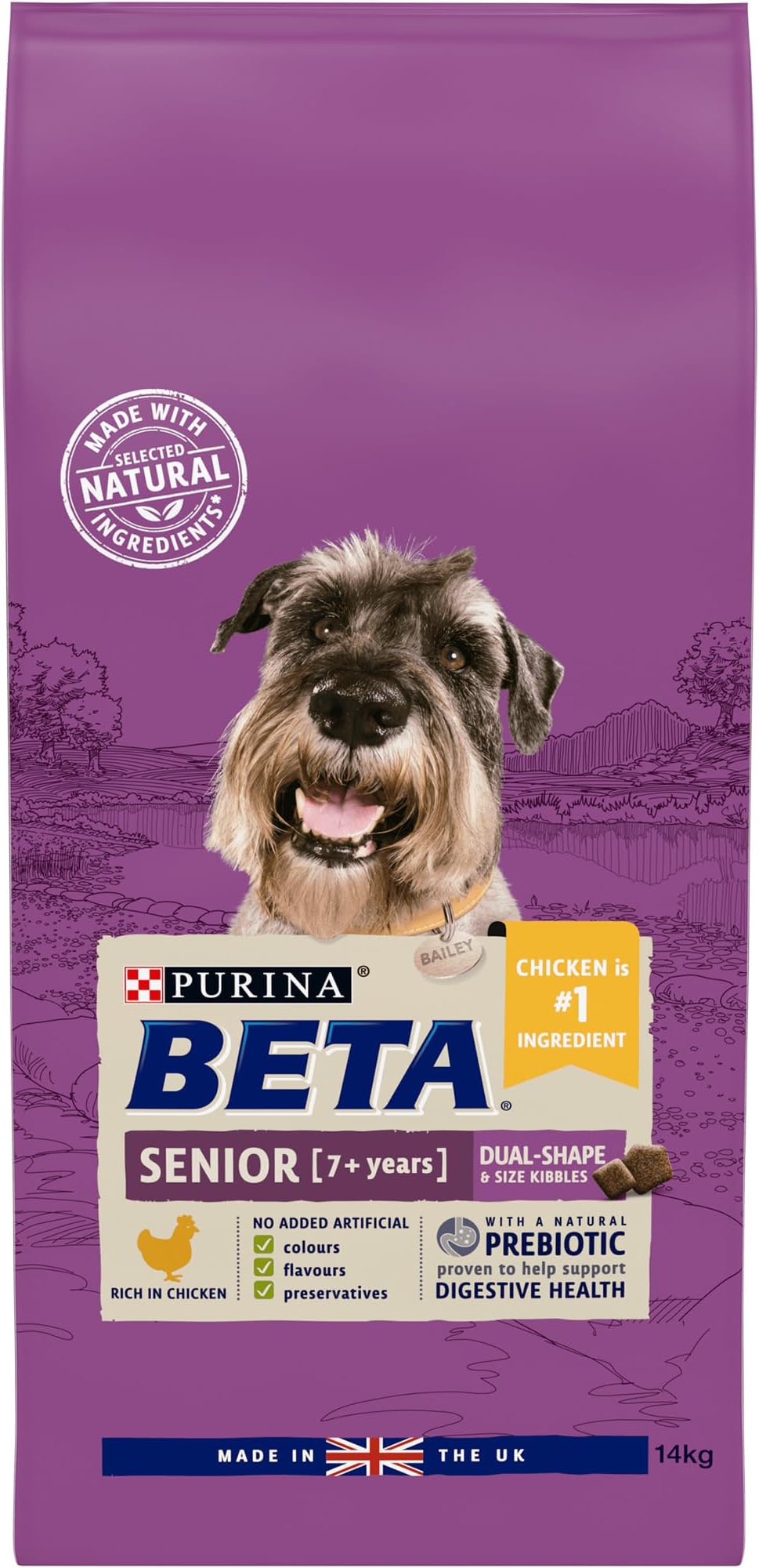BETA Senior 7+ Chicken Dry Dog Food 14kg