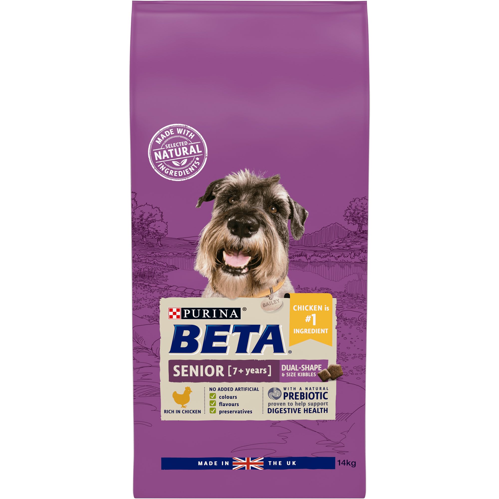 BETA Senior 7+ Chicken Dry Dog Food 14kg