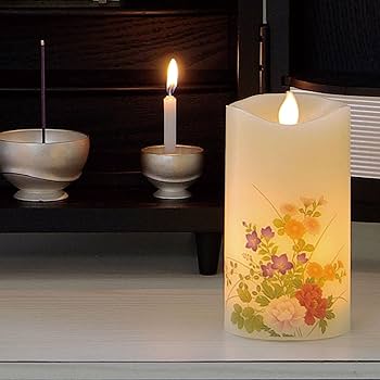 Amazon | カメヤマ いろはあかり 雅 LEDキャンドル スタンダードサイズ