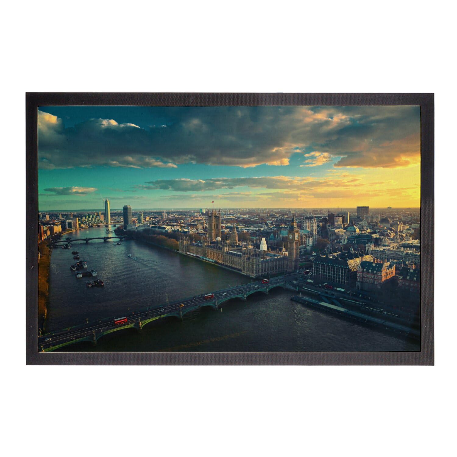 Paillasson Big Ben Londres 75x50cm pour éliminer la saleté et décorer votre entrée