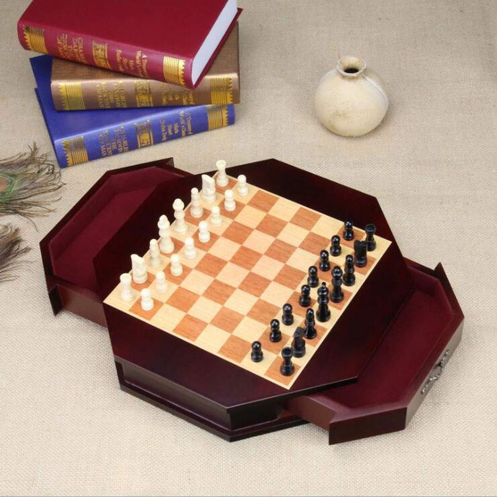 Juego de Ajedrez obsequio 32 Unids/Set Mesa de Madera Ajedrez Juegos de ajedrez Chinos Chessman Navidad Cumpleaños Premium Regalos Entretenimiento Juego de Mesa