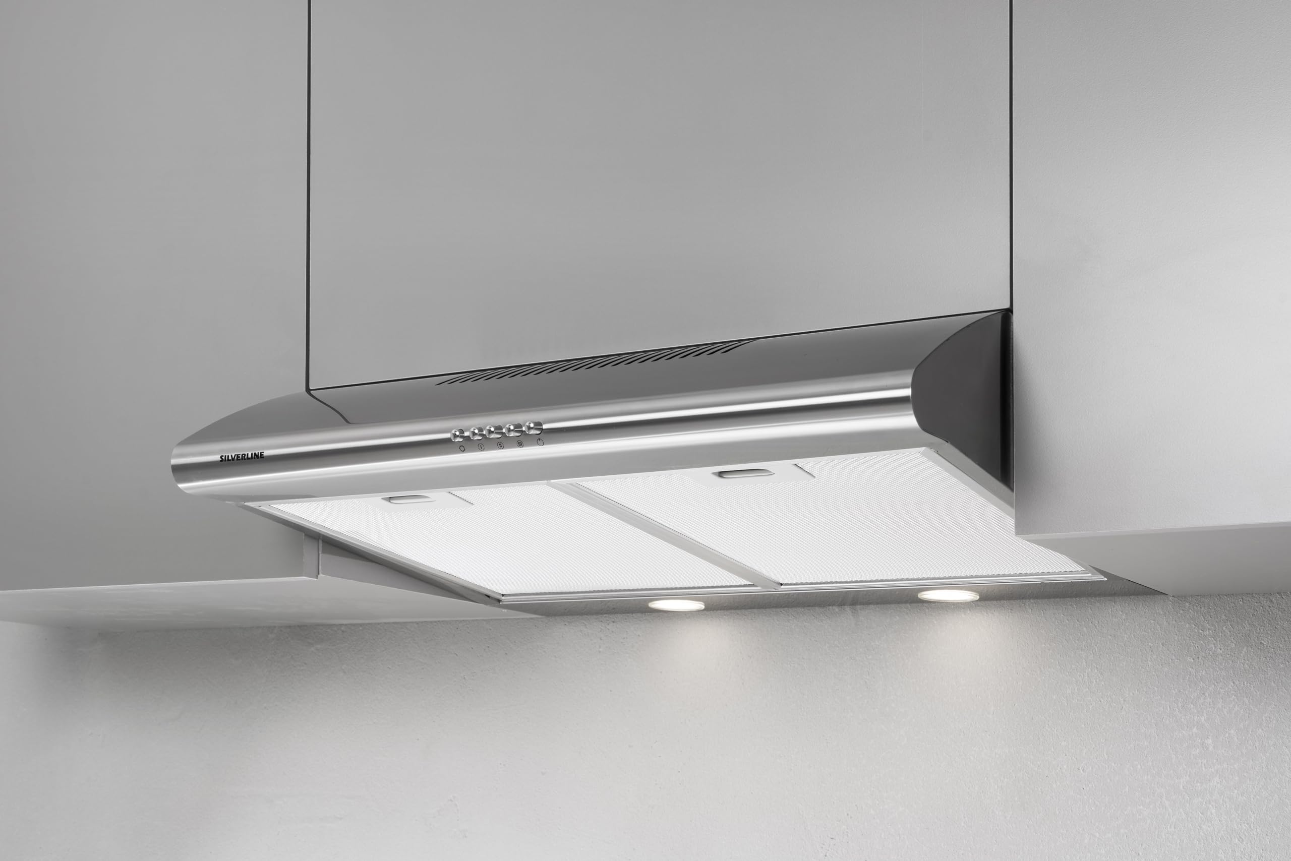 Cappa Da Incasso SILVERLINE 90 Cm Inox - Classe D, 483 M³/h, 5 Anni Garanzia, Con LED - Foto 8
