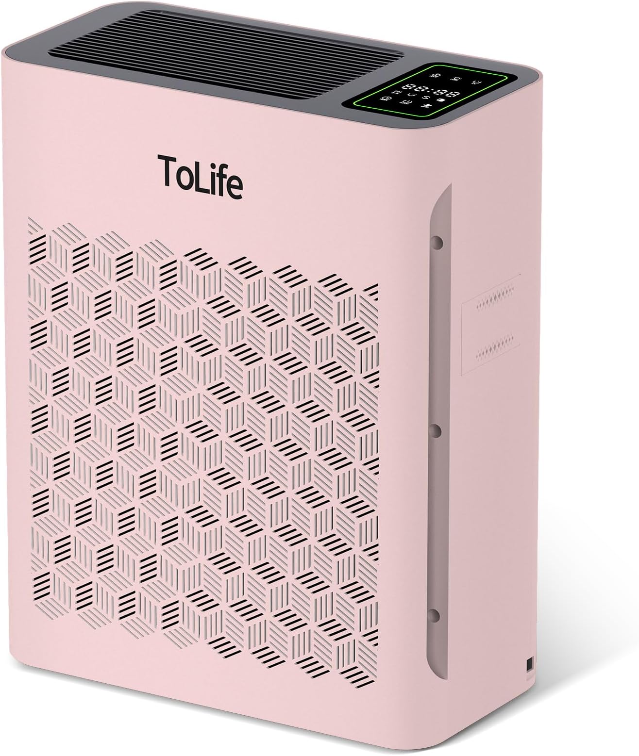 Tolife Air Purifiers for Bedroom Home, HEPA Air Purifiers Air Cleaner For Pets Allergies, Virus Air Purifier for Dust, Portable Baby Air Purifier With Low Noise Sleep Mode for Office & Room, Black