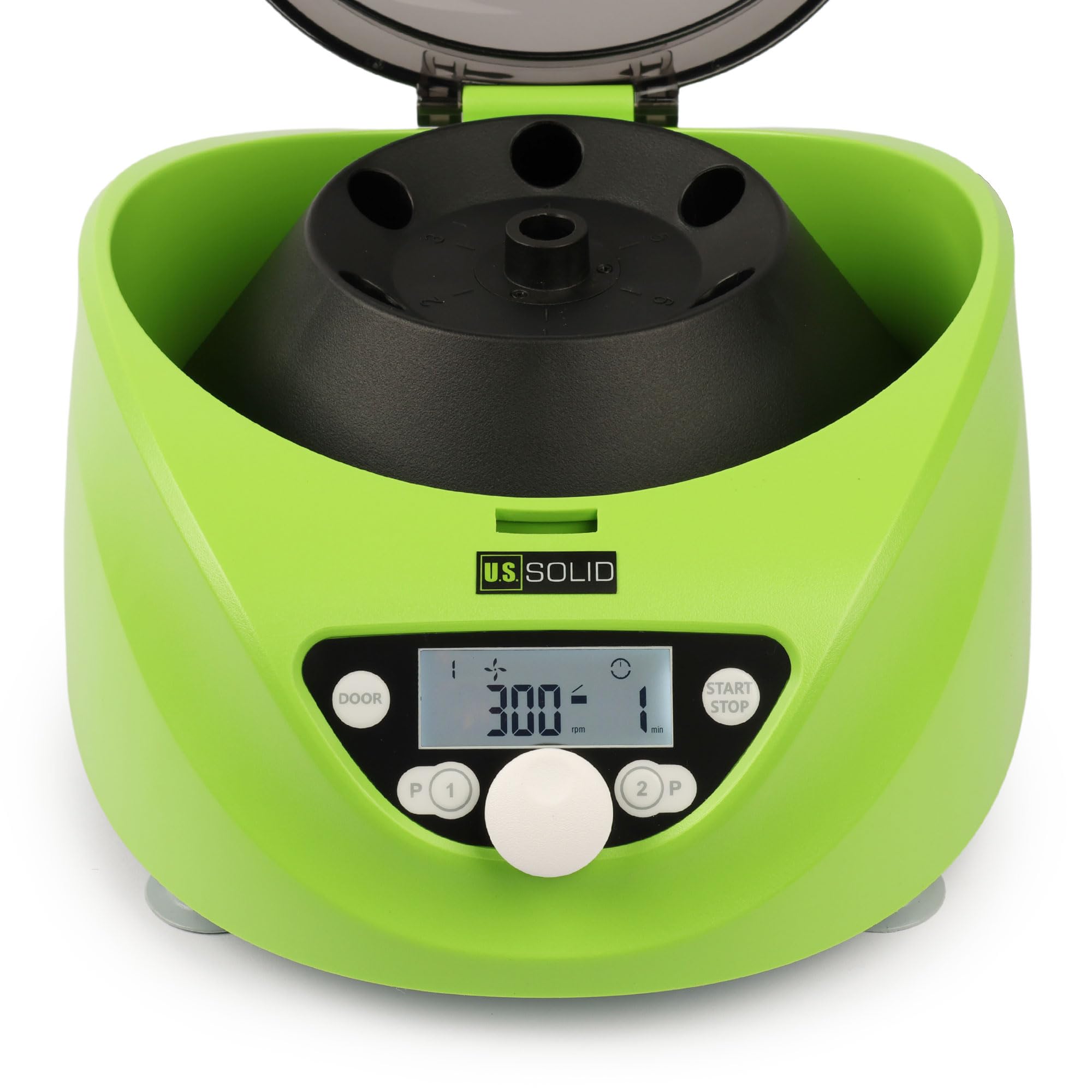 U.S. Solid Centrífuga de sobremesa – 6 unidades de 1.5-5 ml/7 ml/10 ml/15 ml, 300-5000 RPM, 2600xg RCF Desktop PRP Lab Centrifuge Machine
