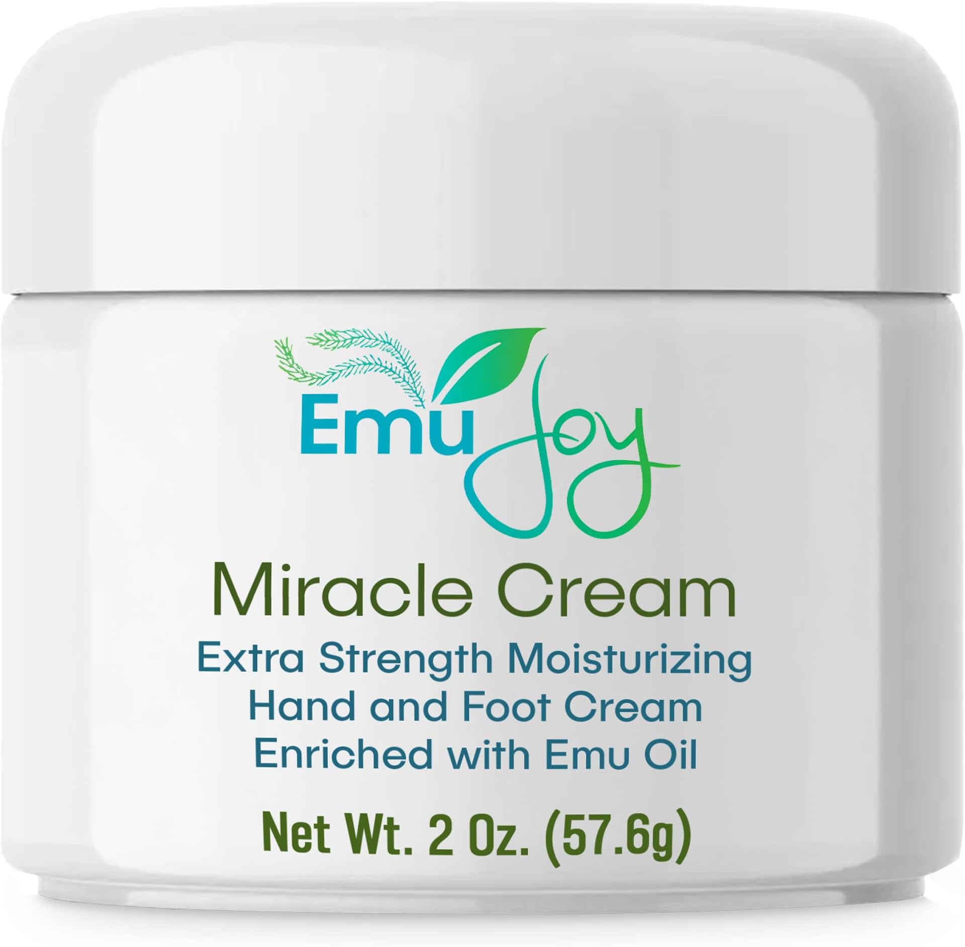 Miracle Cream - Hand & Foot Callus Remover Cream, Intensive Moisturizing Cream for Dry Heels and Soles, No More Foot Scrubbers & Files, Get Professional Salon Pedicure At Home (2 oz.)