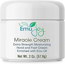 Emu Joy Miracle Cream - Hand & Foot Callus Remover Cream, Intensive Moisturizing Cream for Dry Heels and Soles, No More Foot Scrubbers & Files, Get Professional Salon Pedicure At Home (2 oz.)