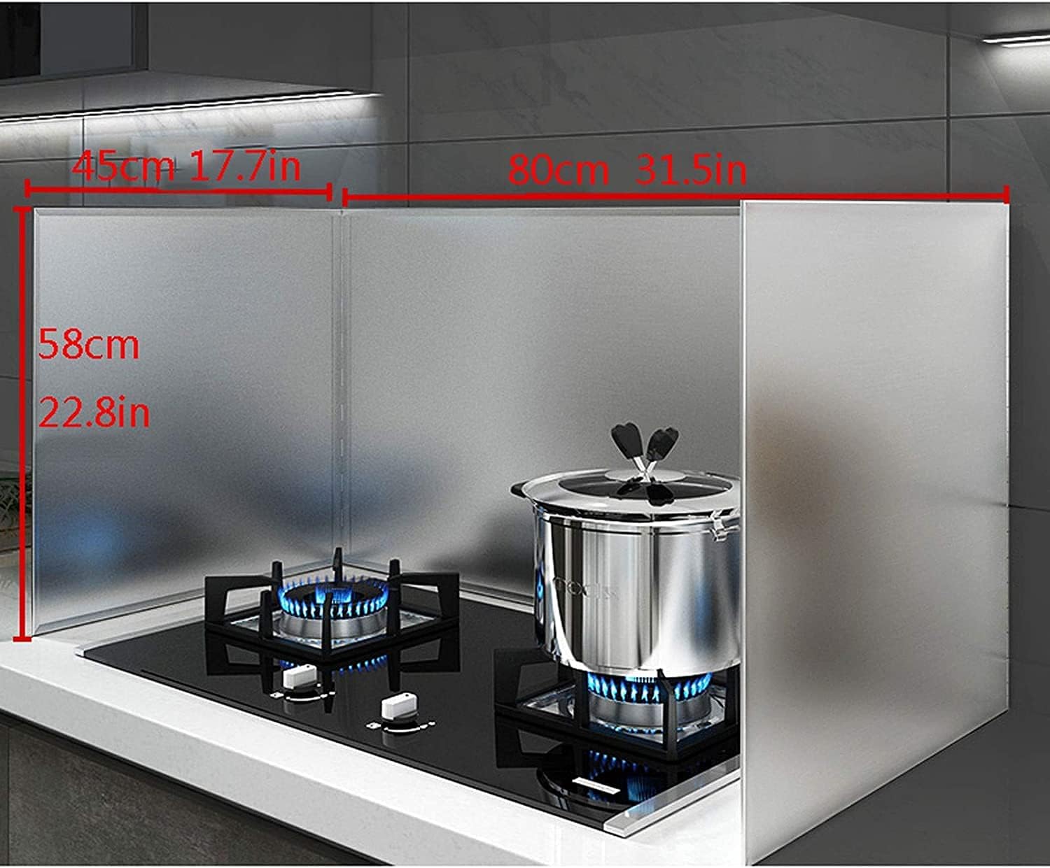 Splatter Screens Splatter Guard Kitchen Splatter Shield Guard Frying Pan Oil Splash Screen Cover Anti Splatter Shield Stainless Steel Oil Baffle