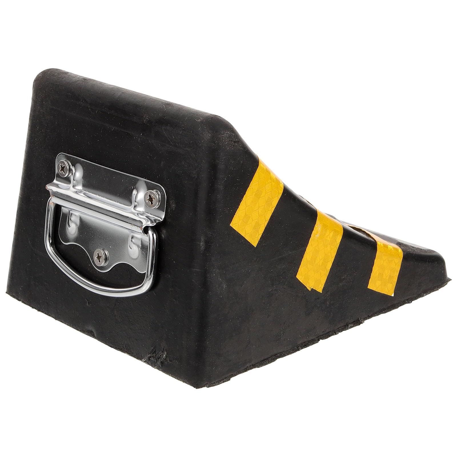Cuña para Ruedas de Coche Antideslizante de Goma 170x150x110 Mm Asa Móvil, Bloque de Parada para Neumáticos Vehículos y Camiones, Calzos para Ruedas Seguros y Resistentes
