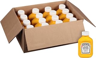 Heinz Yellow Mustard (9 oz Bottles, Pack of 16)