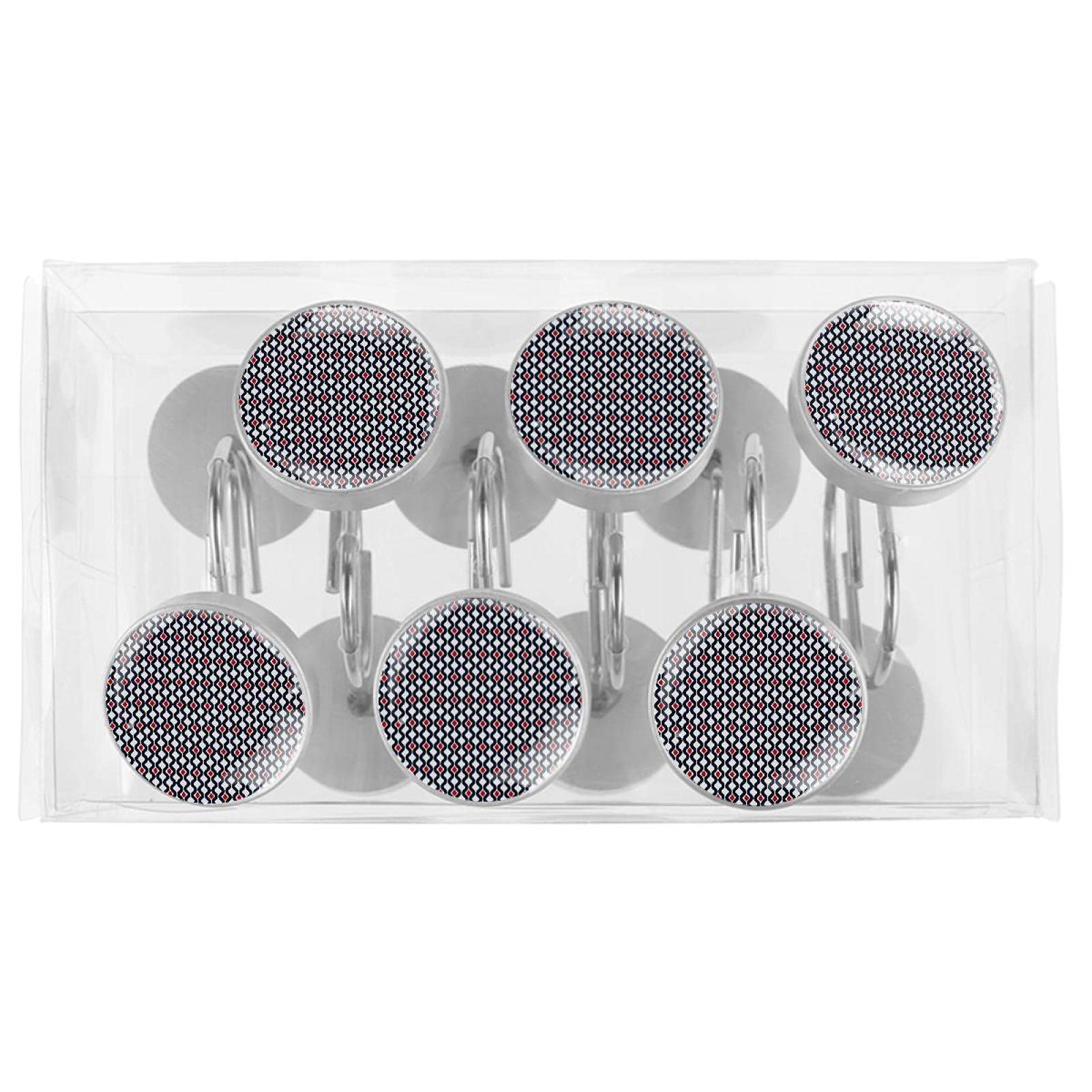 Set Di 12 Ganci Per Tenda Da Doccia, Anelli Per Tenda Da Doccia Con Sistema Scorrevole Anelli Per Asta Per Tenda Antiruggine Anelli Per Tenda Da Doccia Per Tende Da Porta E Tende Da Finestra 92885119