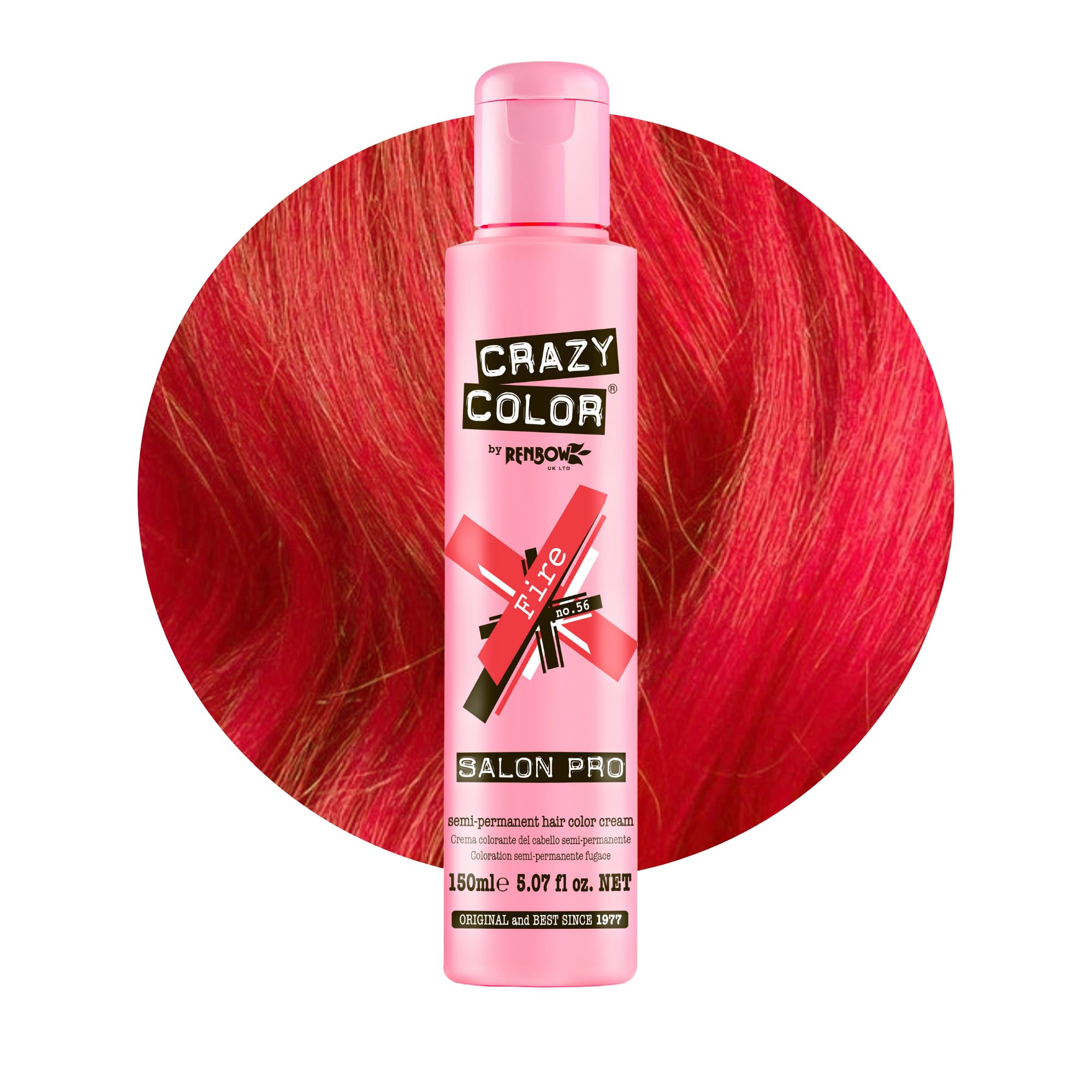 Crazy Color Fire Semi-Permanent Hair Dye 150ml