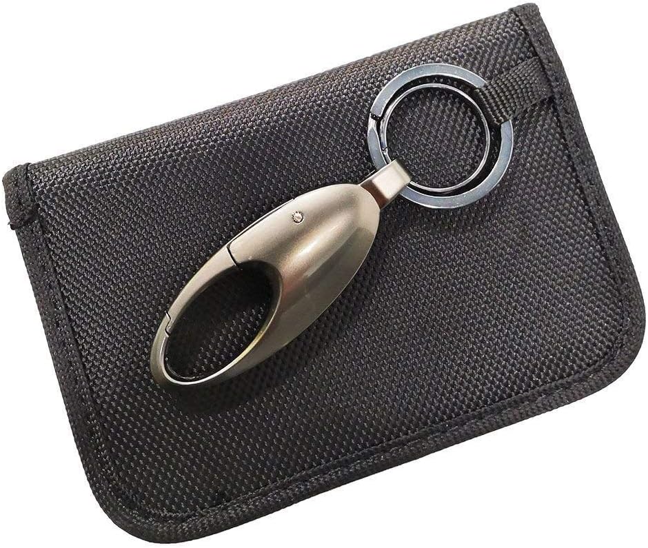 Car Key Fob Protection, Colisivan Faraday Bag Key Fob Signal Blocker Case, Keyless Entry Fob Guard RFID Blocking Pouch for WiFi/GSM/LTE/NFC/RF Blocked