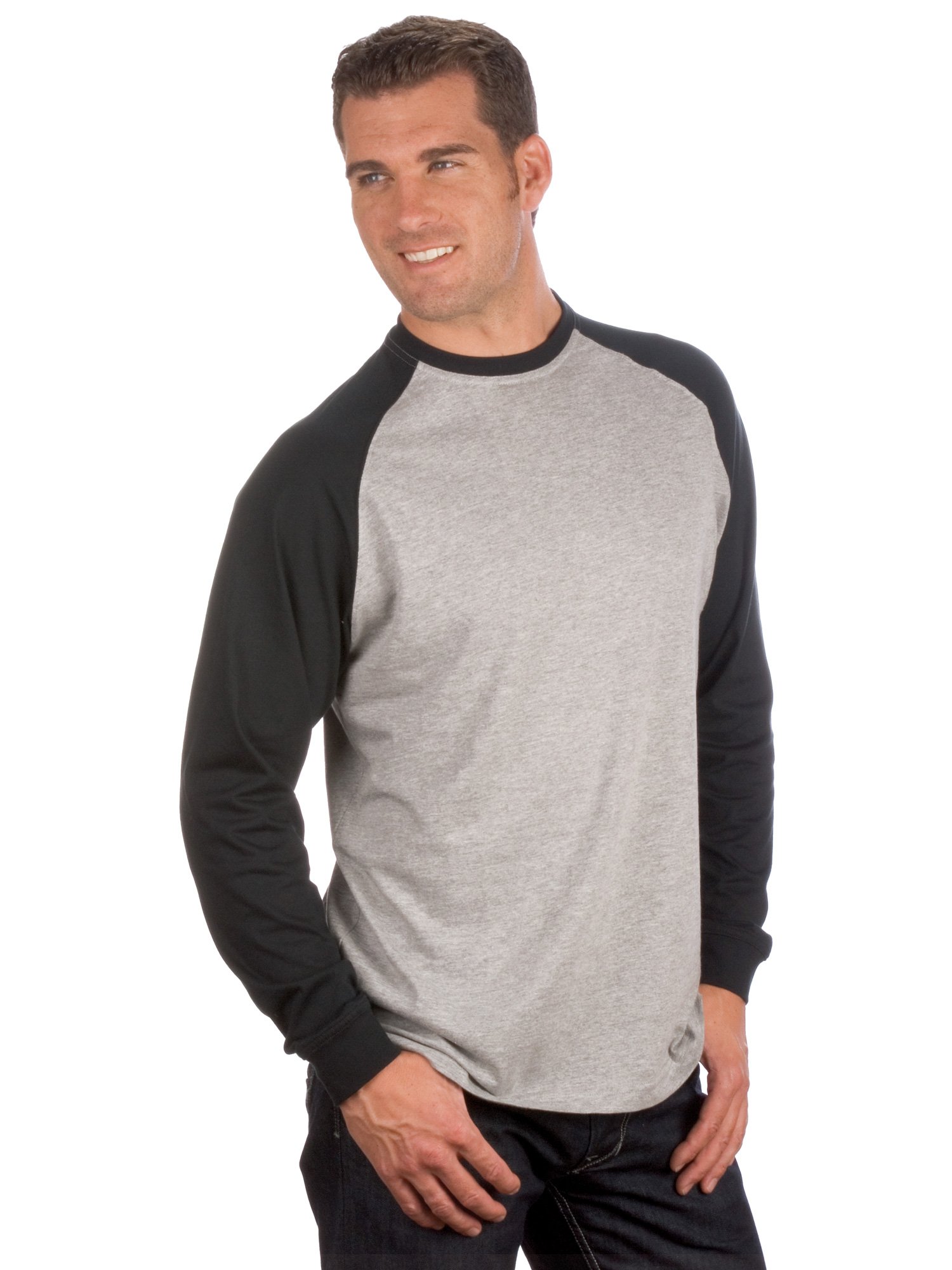 Langarm Baseball Shirt Gr. S - 5XL