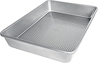 Vista 7 de USA Pan Bakeware - Molde para hornear cuadrado antiadherente sin costuras, 8 x 8 x 2 pulgadas