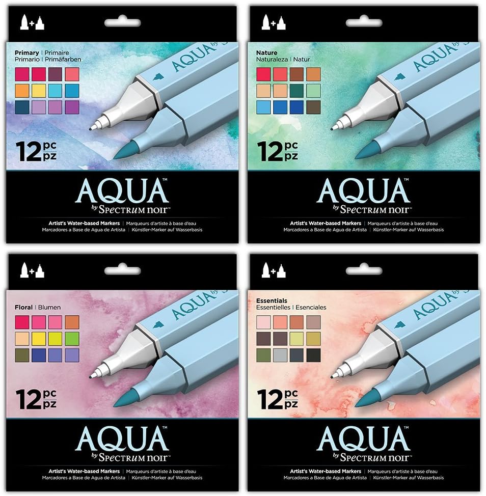 Spectrum Noir Aqua Marker Bundle, Various, 45.5 x 25.5 x 12.5 cm