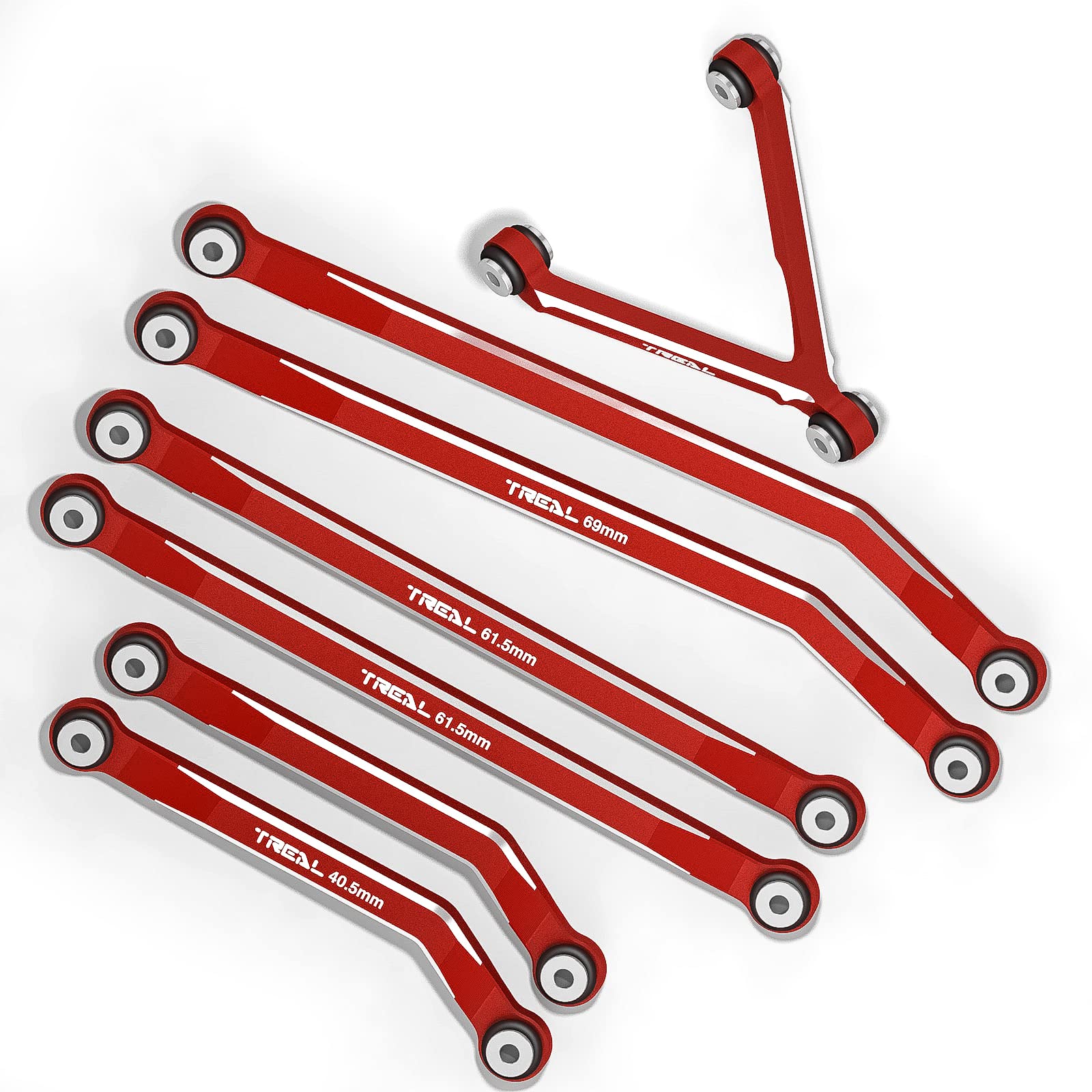 Maillons aluminium 7075 SCX24 Treal rouge parfaits pour le franchissement outdoor