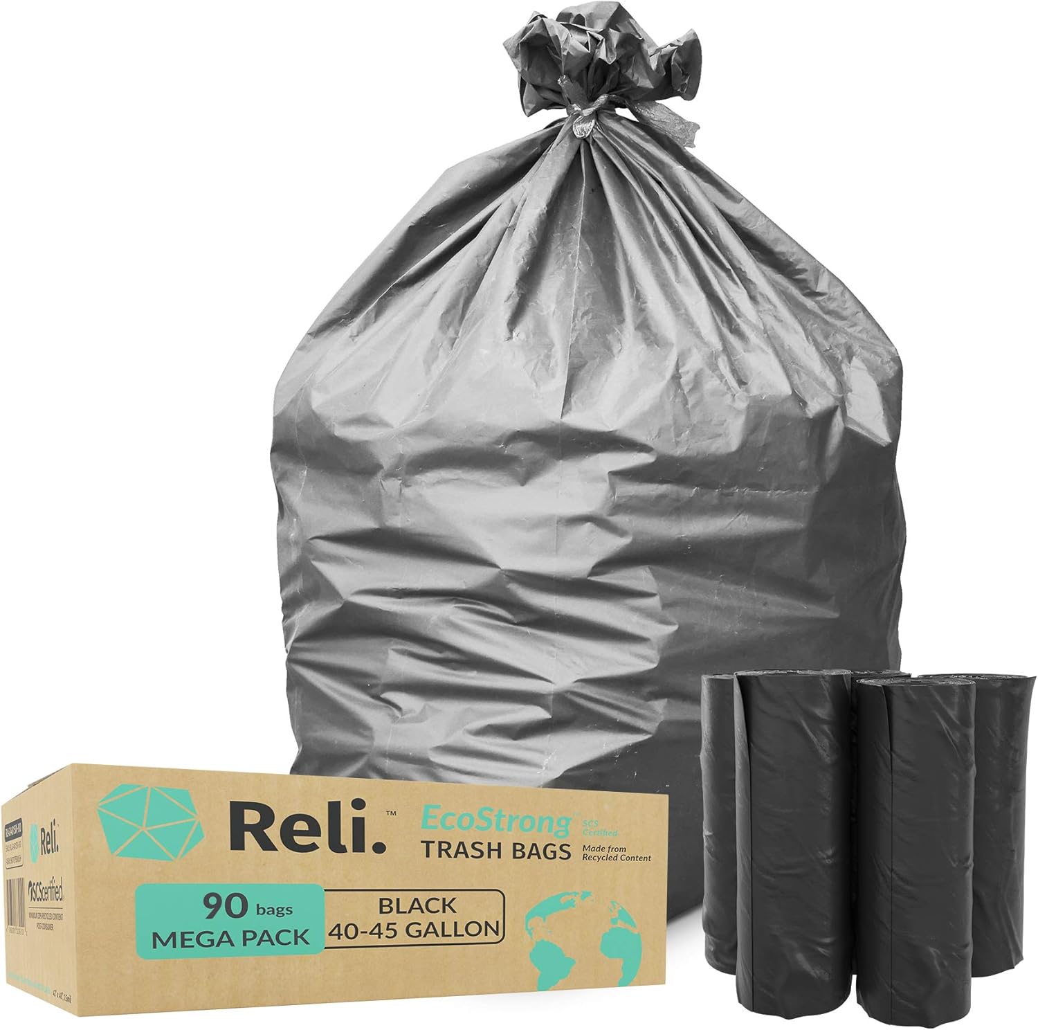 Reli. EcoStrong 4045 Gallon Trash Bags (90 Count) Eco