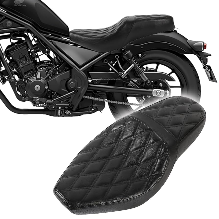 Amazon | 【日本在庫で即配】レブル250 500 本革調 ロングシート