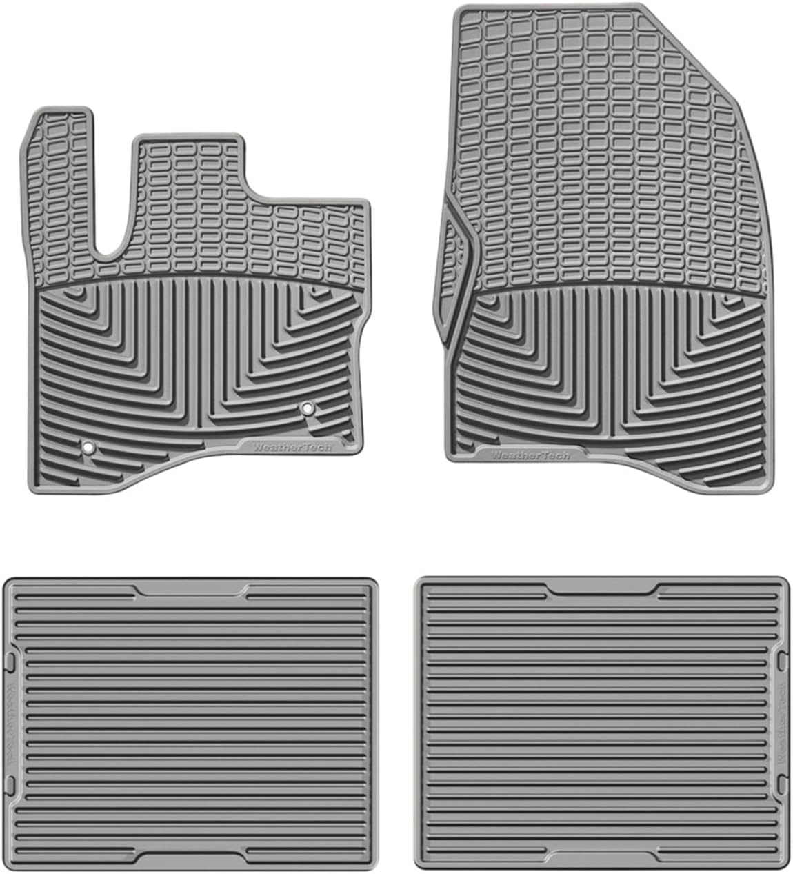 WeatherTech All-Weather Floor Mats for Ford Taurus 1st & 2nd Row (WTFG167273), Grey