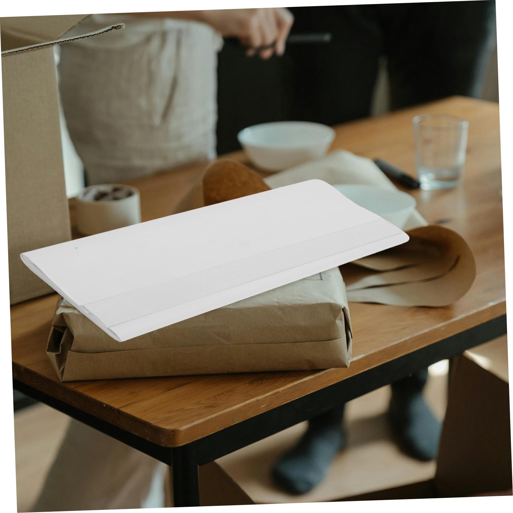 SHINEOFI 100fogli Carta da Giornale per Imballaggio Bianca Fogli da Imballaggio per Traslochi Materiali per Spedizione Sfusa