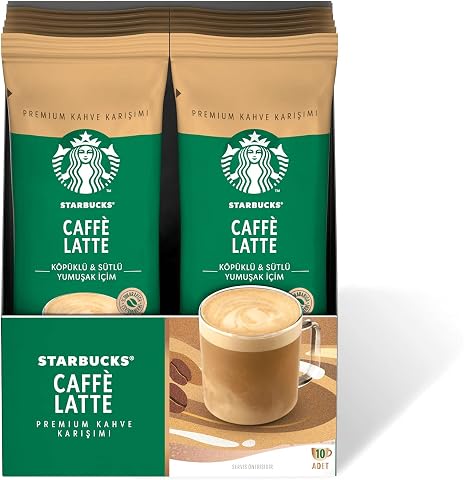 Starbucks Caffè Latte Premium Kahve Karışımı, 10x18 g