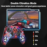 Vista 7 de Wireless Controller for Nintendo SwitchLiteSwitch OLED, Gaming Pro Controller Compatible PC with Wake-Up, Wireless Gamepad with 6-Axis Gyroscope