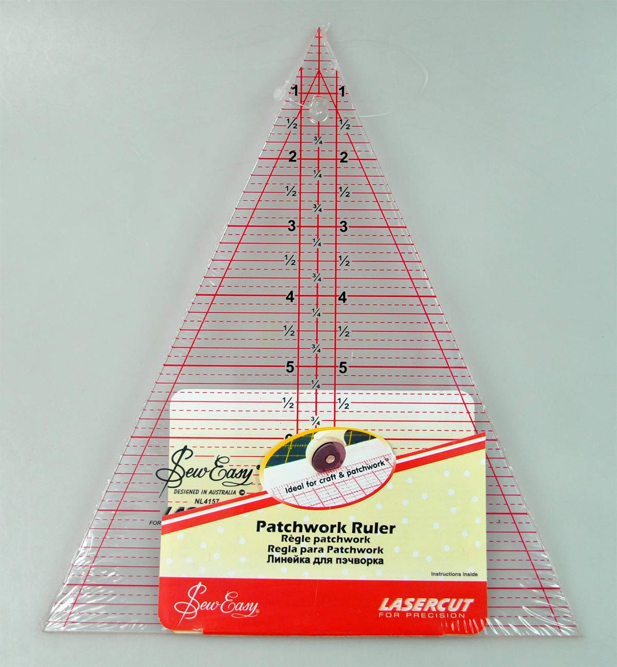 Sew EasyTRIANGLE RULER:8.5"x 7" / NL4157