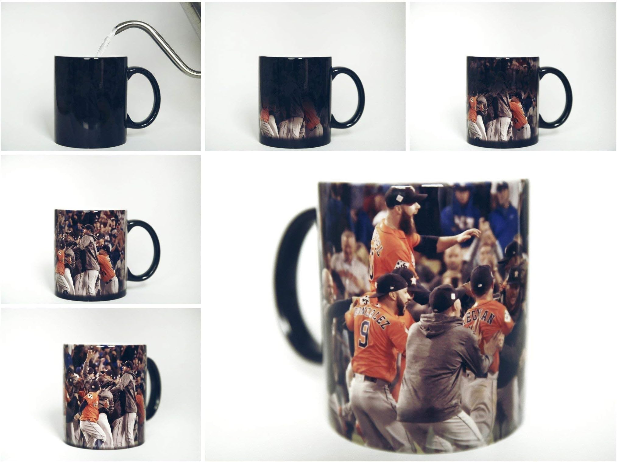 World Series Champion Houston Astros Color Changing 11oz. Coffee Mug plus a free 3" Astros Decal