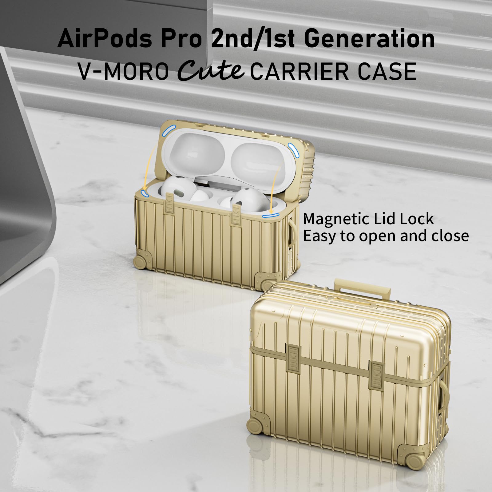 Amazon | V-MORO AirPods Pro 第2世代/第1世代ケース かわいい