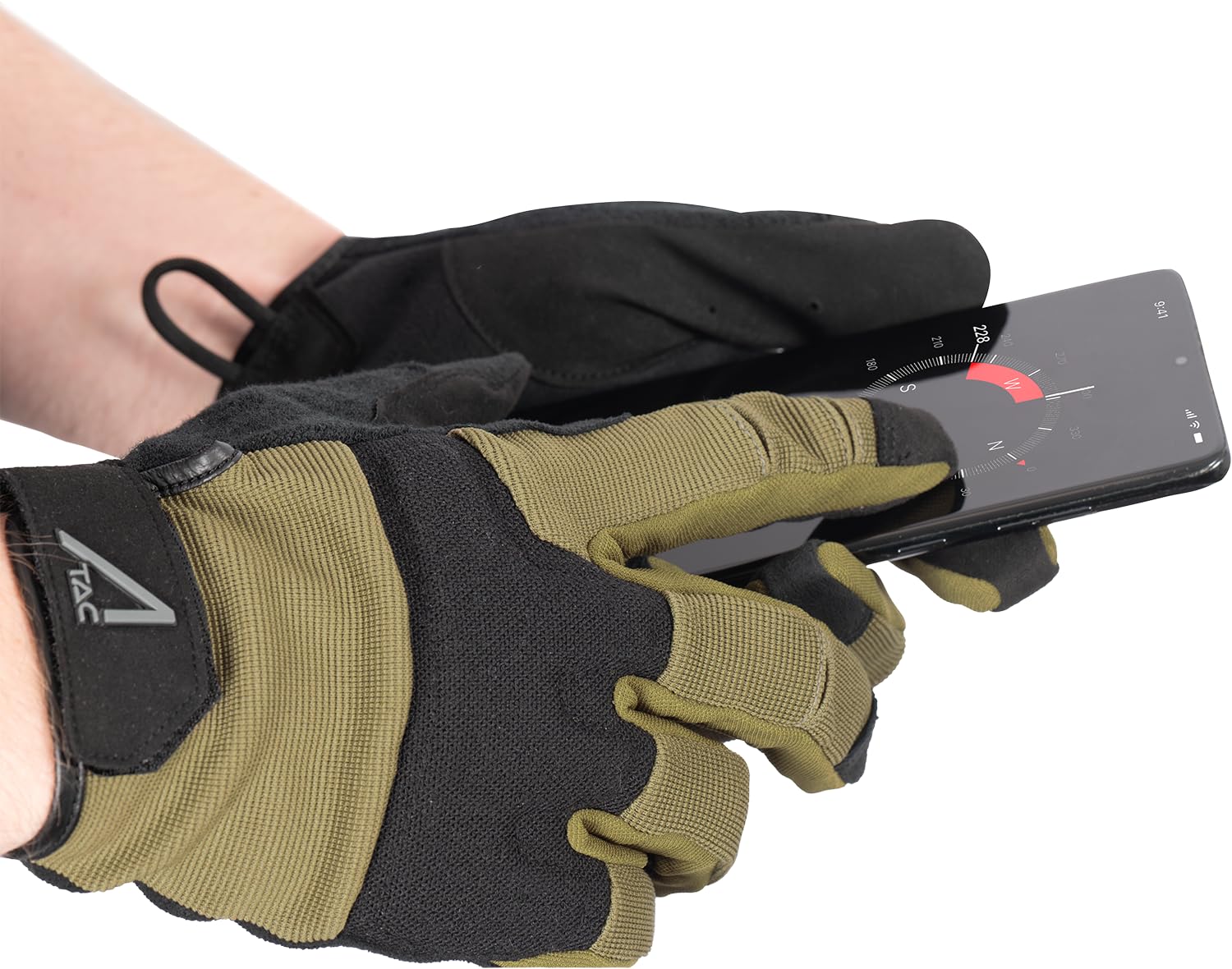 ACE Schakal Guanti da esterno - Guanti tattici per Airsoft, Paintball e sport di tiro - Con funzionalità touchscreen - S a XXL - 2