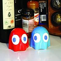 Vista 2 de Macetas de sal y pimienta Pacman Ghost