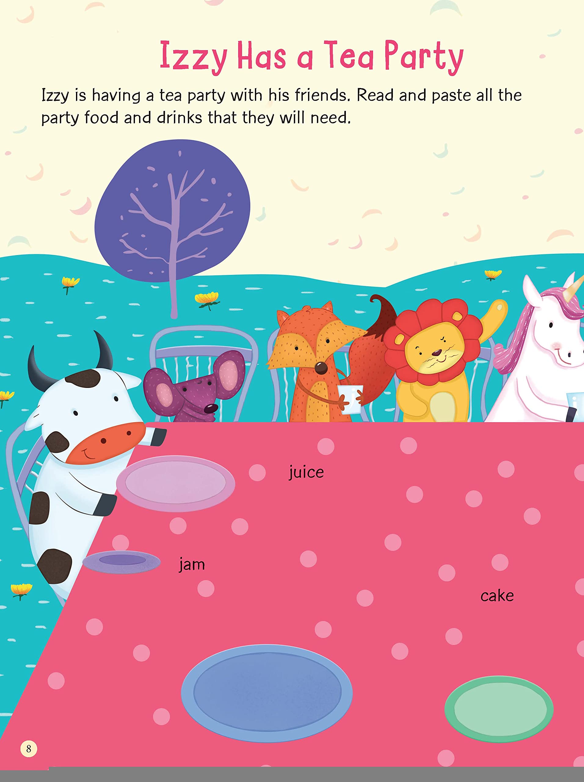 My First Words Sticker Activity Book: Learn & Match Everyday Words| Fun Activities | Early Learning with Stickers | Build Vocabulary | 400+ Stickers