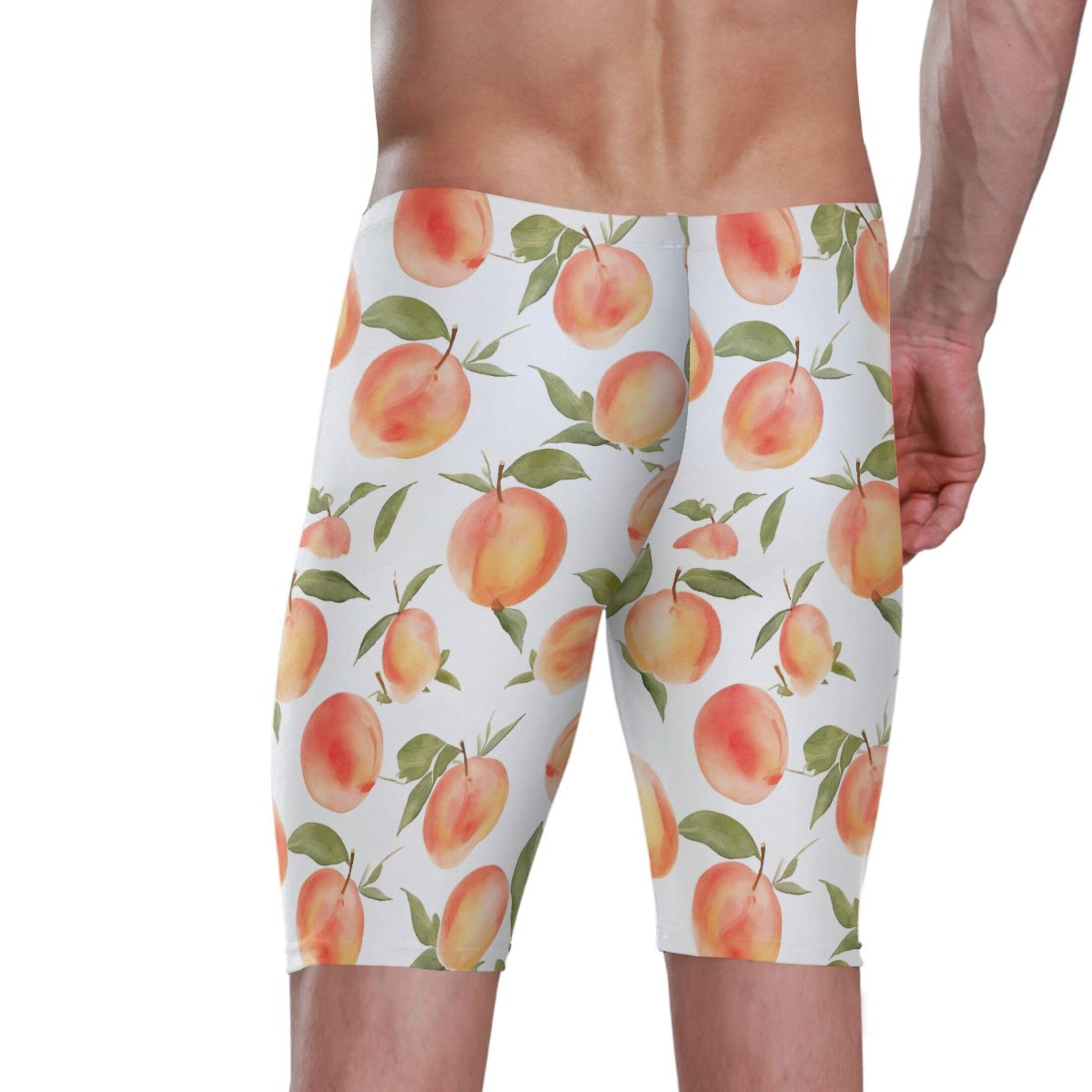UMIRIKO Peach Fruit Swim Jammers Swimsuit for Men XXL B0401922