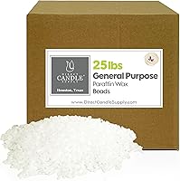 Vista 6 de Perlas de cera de parafina de uso general 5 lb - Cera a granel para hacer velas, envasado, impermeabilización, proyectos de bricolaje