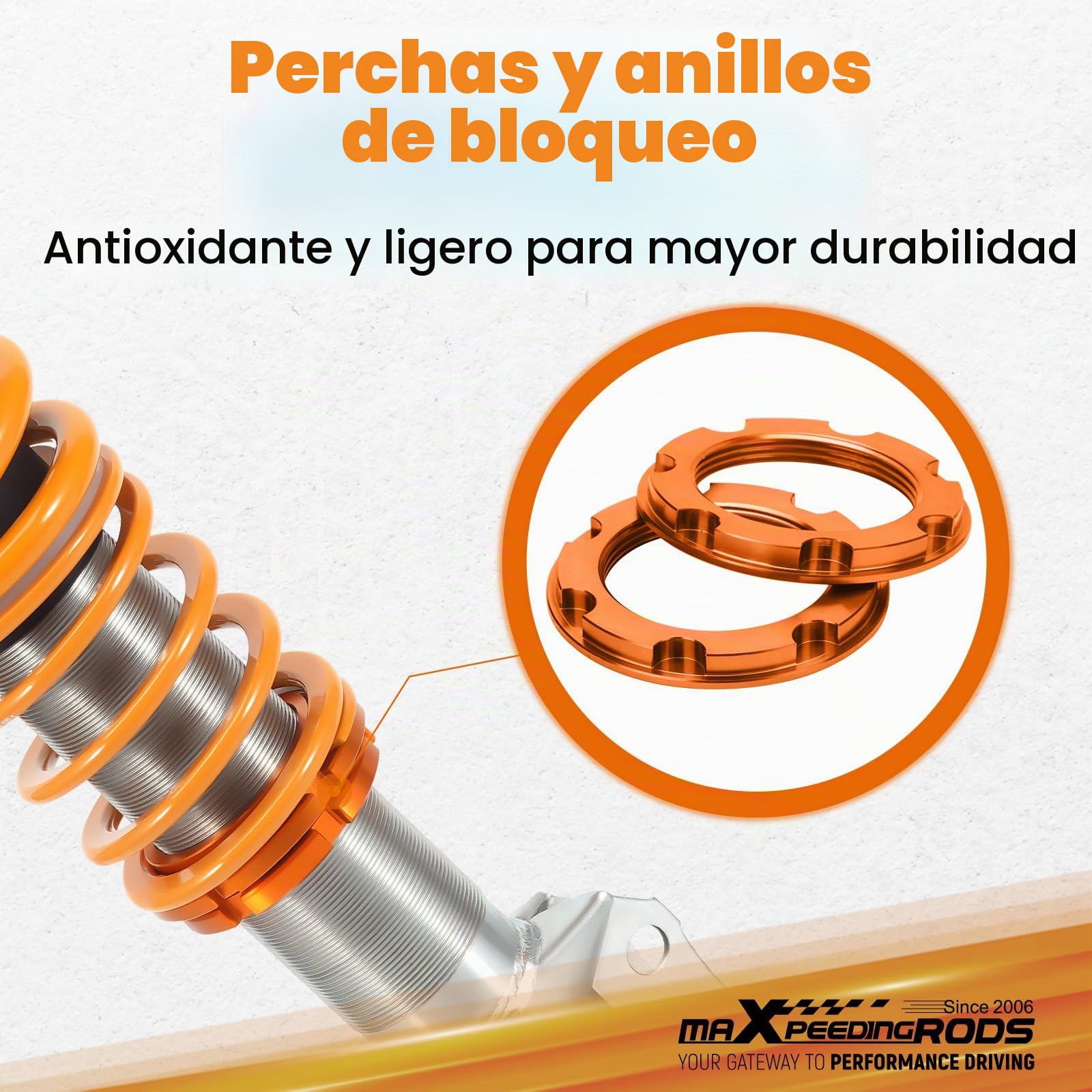 maXpeedingrods Coilovers Kit para Volkswagen VW Golf Mk2 Jetta MK2 Vento Corrado