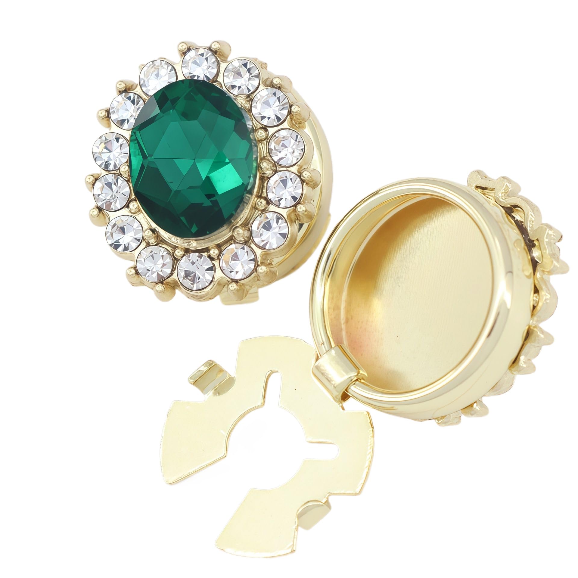 Lationday Detachable Button Covers and Cufflinks Set, Snap-On Clips for Shirts, Tuxedos, Weddings, Formal Events, and Parties