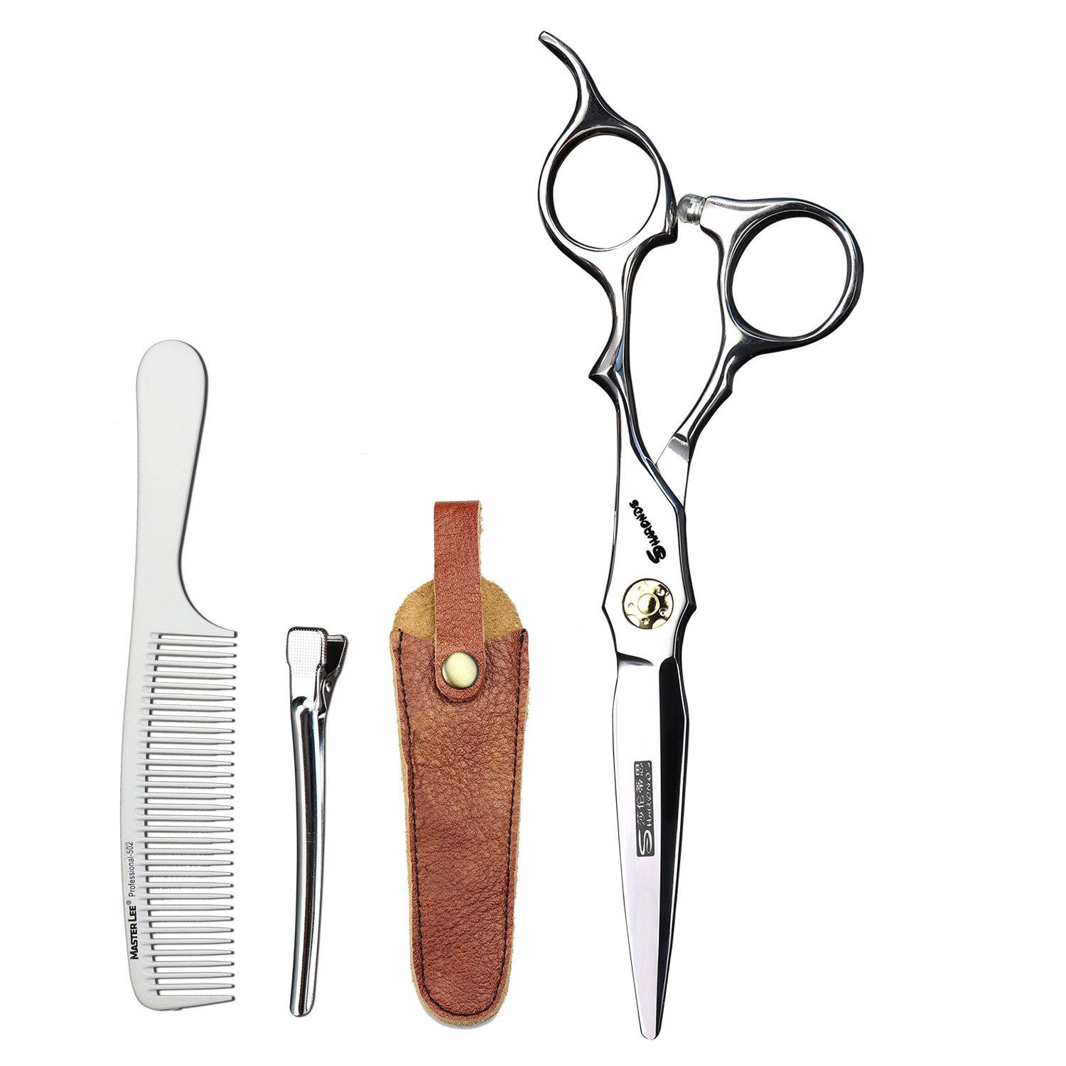 Ciseaux de cheveux Japon 440C pour éliminer les pointes fourchues et réussir sa coupe de 6 pouces