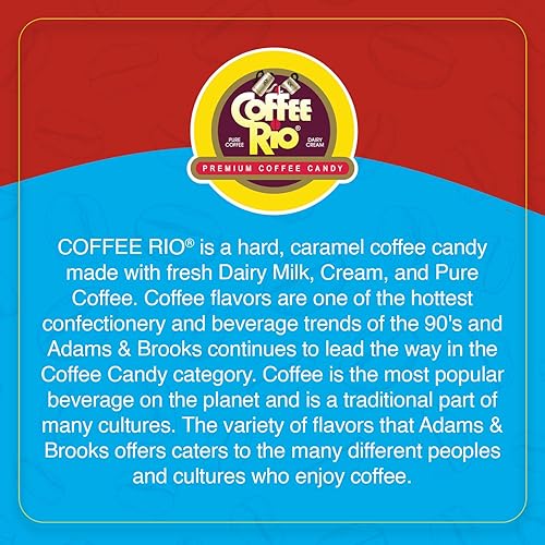 Miniatura 9 de Coffee Rio Caramelos de café con leche sin azúcar y originales, paquete variado de 4 (3 onzas cada uno), caramelos duros sin azúcar envueltos