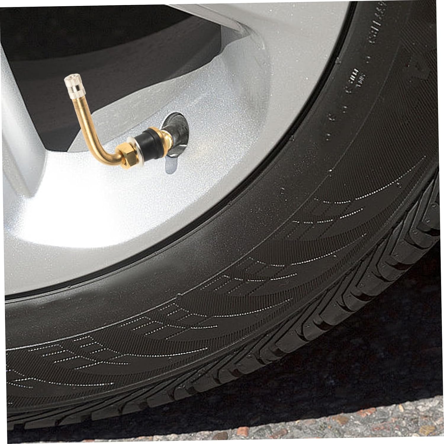 Tire Valve Stem Replacement Kit Durable Copper Construction for Tubeless Tires Easy Installation for Trucks and Buses for Tire Maintenance