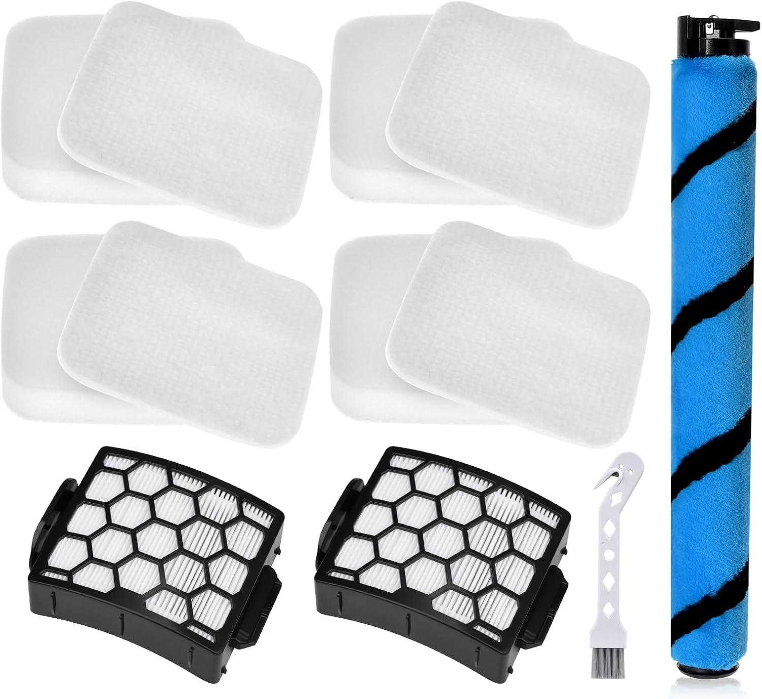 LA502 LA500 LA455 Brush Roller Filter Replacement for Shark Lift-Away ADV DuoClean PowerFins LA502 LA502NP LA500 LA500WM Upright Vacuum, Replaces Part XHF320 XFFK320 1483FC200