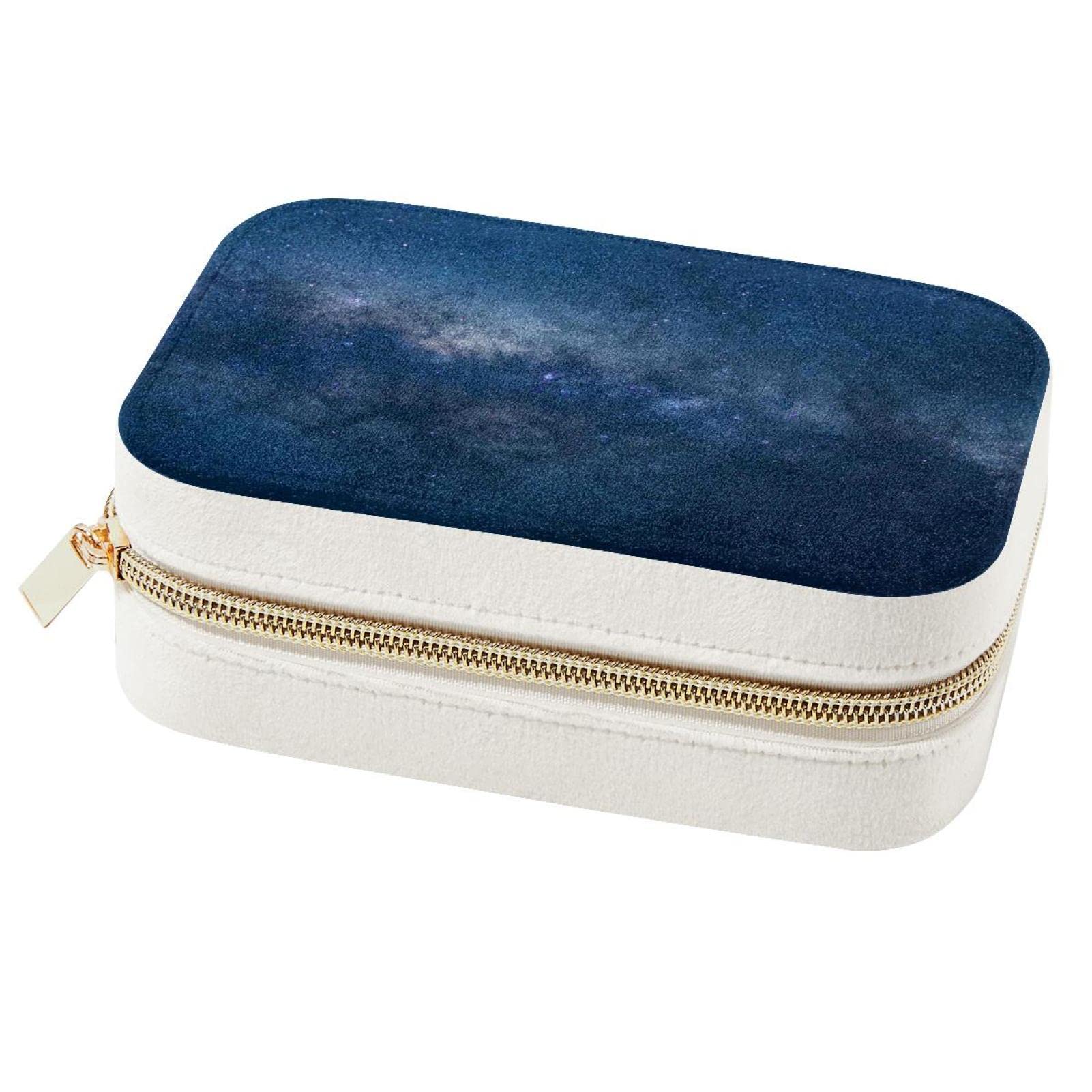 Boîte à bijoux de voyage Galaxie et Espace pour bagues et colliers
