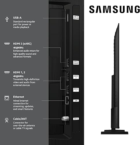 Miniatura 3 de Samsung Smart TV Class QLED Q7F Series Samsung Vision AI de 65 pulgadas (modelo 2025, 65Q7F) Quantum HDR, sonido de seguimiento de objetos Lite,