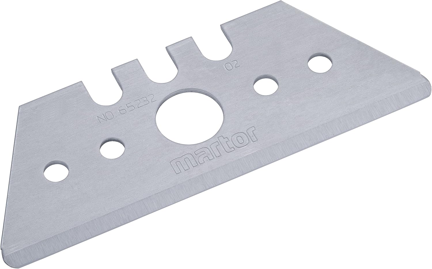 Martor 65232.70 Trapezoid Blade "No.65232", Silver